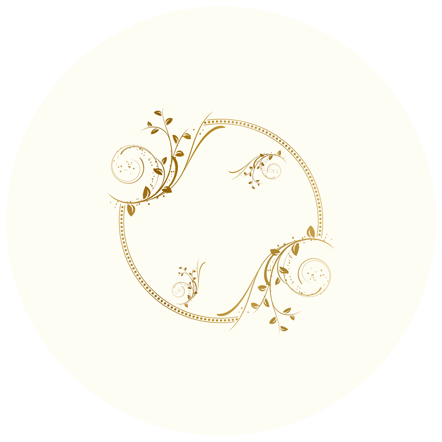 Anniversary Round Design 20 cm, Print Size 360 mm