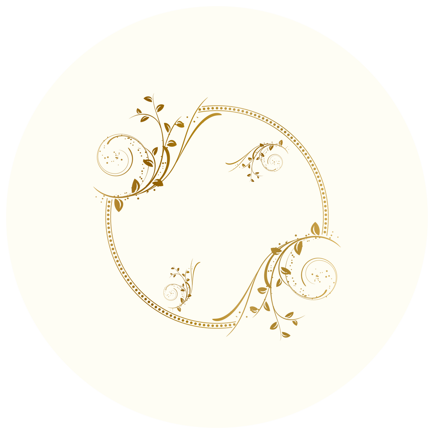 Anniversary Round Design 30 cm, Print Size 460 mm