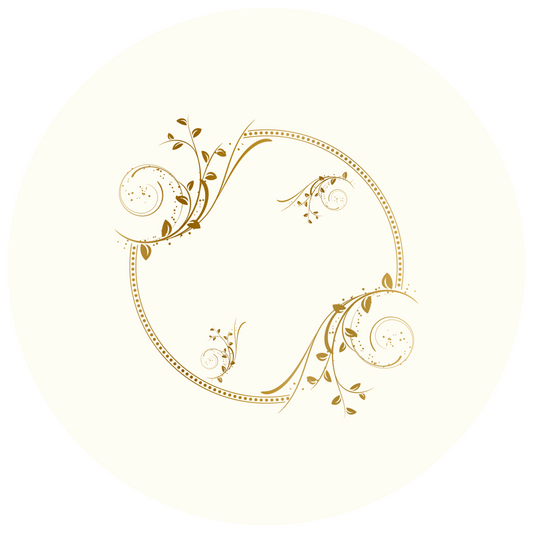 Anniversary Round Design 30 cm, Print Size 460 mm