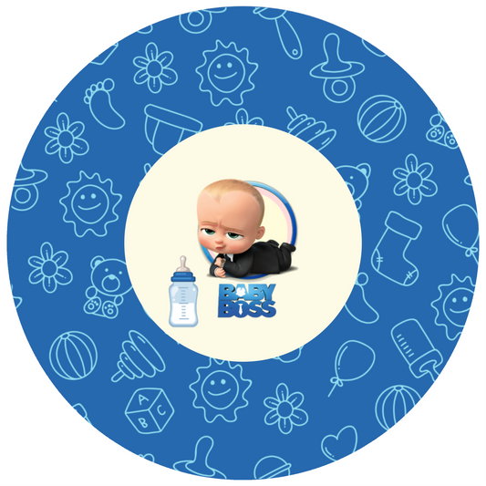 Baby Boss Round Design 20 cm, Print Size 360 mm