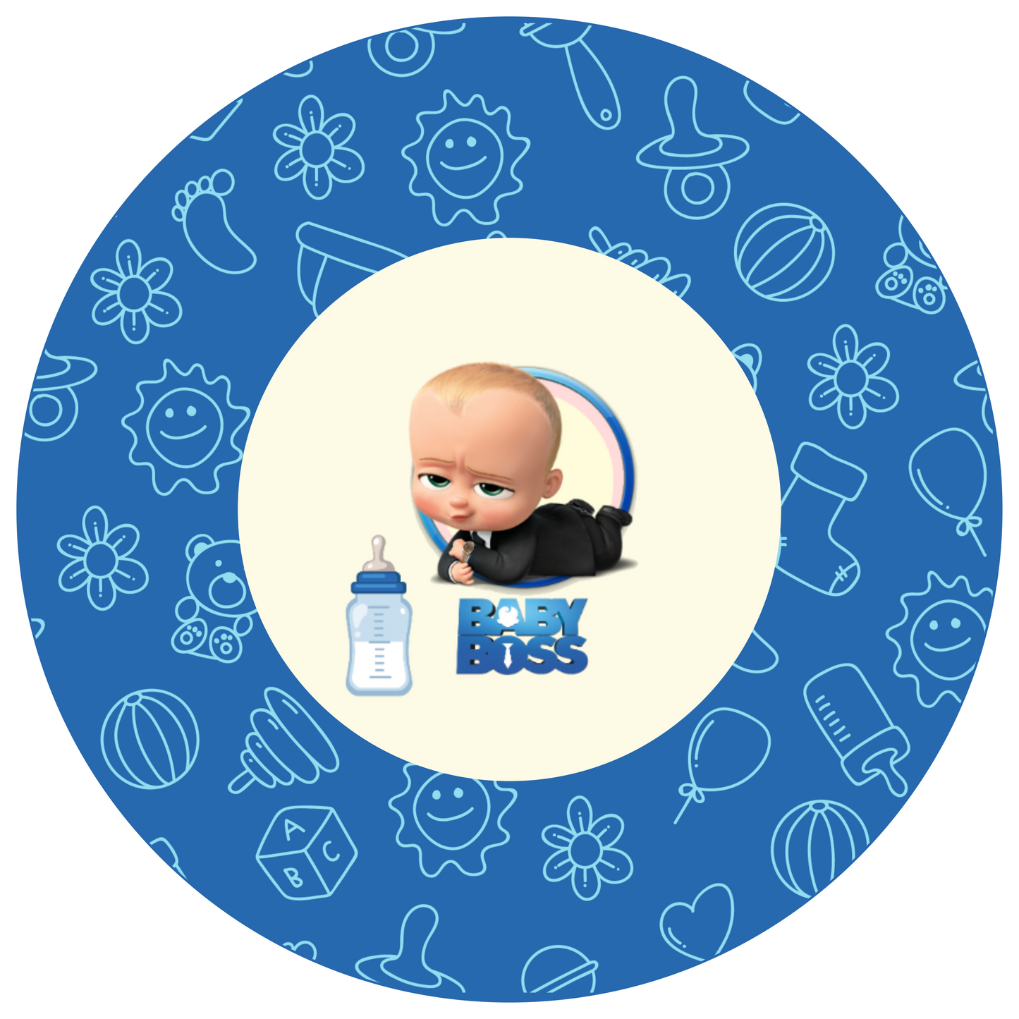 Baby Boss Round Design 26 cm, Print Size 420 mm