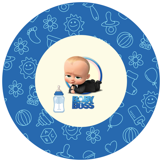 Baby Boss Round Design 30 cm, Print Size 460 mm