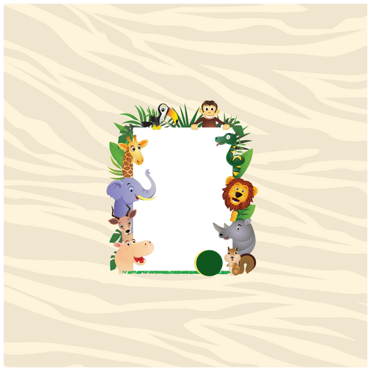 Safari Design 30 x 30 cm, Print Size 460 x 460 mm