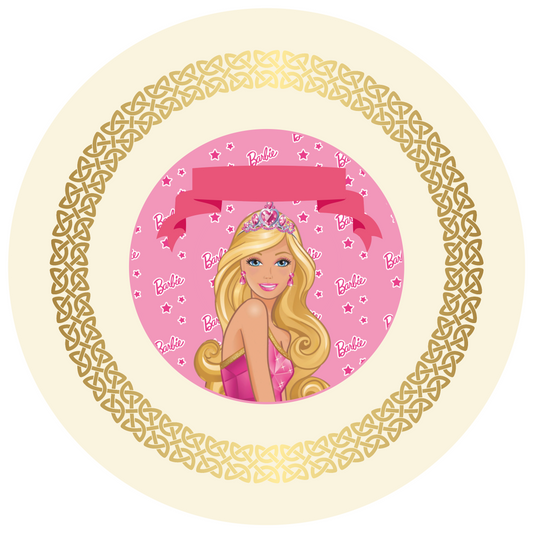 Barbie Design 26 cm, Print Size 420 mm