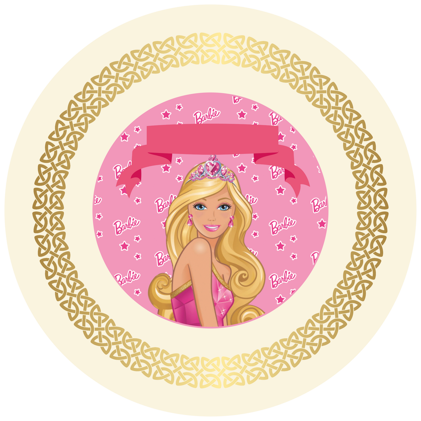 Barbie Design 30 cm, Print Size 460 mm