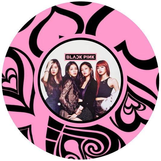 Black Pink Design 26 cm, Print Size 420 mm