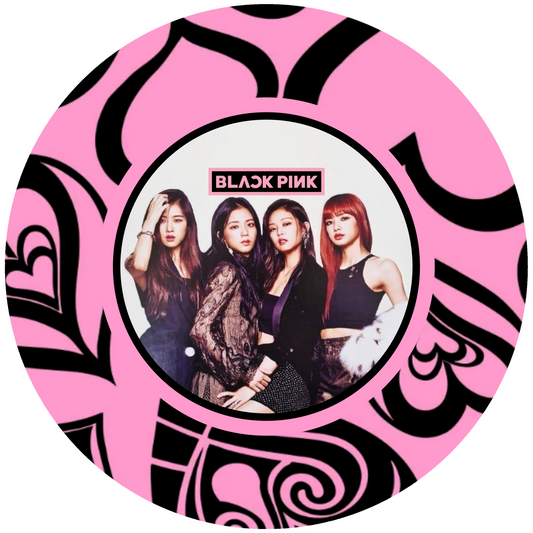 Black Pink Design 30 cm, Print Size 460 mm