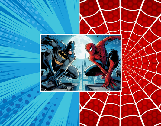 Spiderman Batman 30 x 20 cm, Printing Size 460 mm