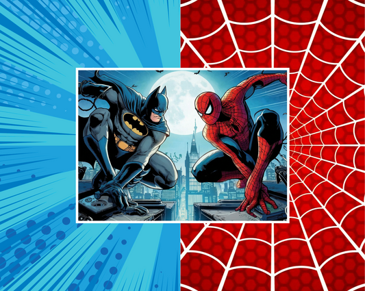 Spiderman Batman 34 x 24 cm, Printing Size 500 mm
