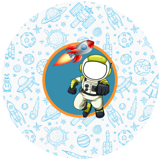 Astronaut Design 26 cm, Print Size 420 mm