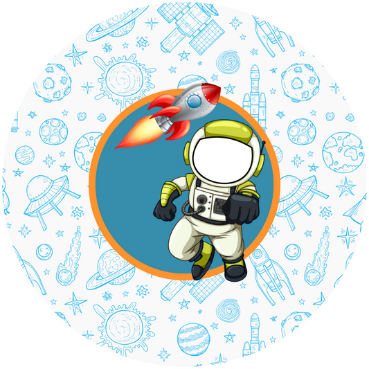 Astronaut Design 30 cm, Print Size 460 mm
