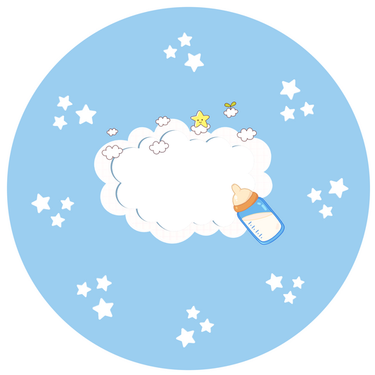 Baby Blue Design 26 cm, Print Size 420 mm