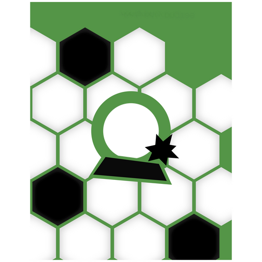 Football Rectangular 30 x 20 cm, Printing Size 460 mm