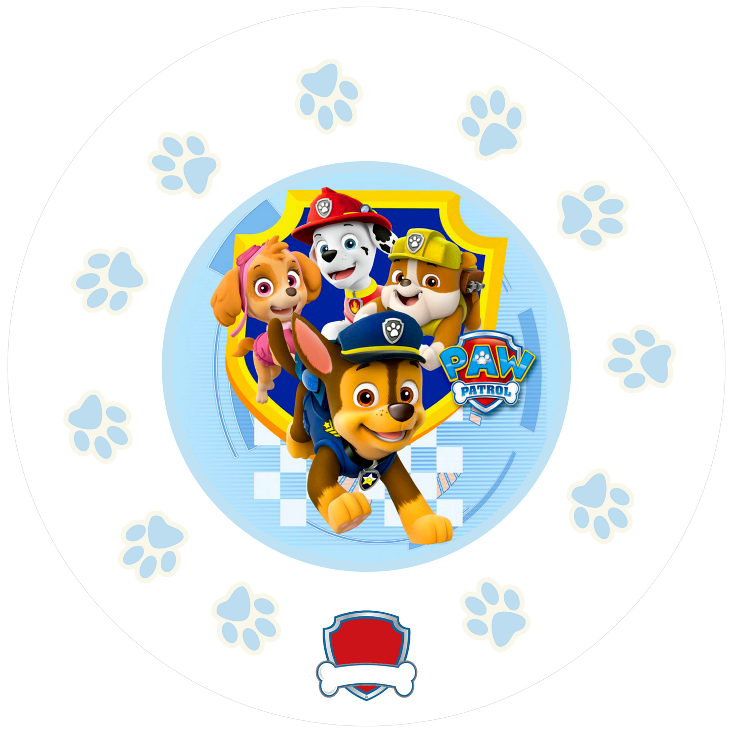 Paw Patrol Chase 26 cm, Print Size 420 mm