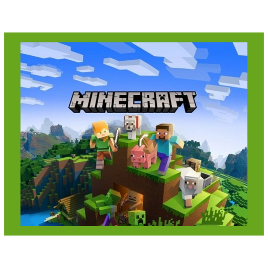 Minecraft Square 30 x 20 cm, Printing Size 460 mm