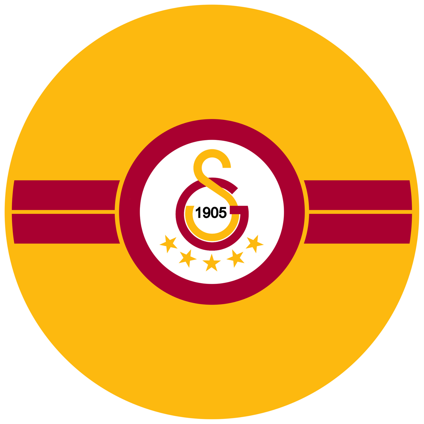 Galatasaray Shield Design 20 cm, Print Size 360 mm