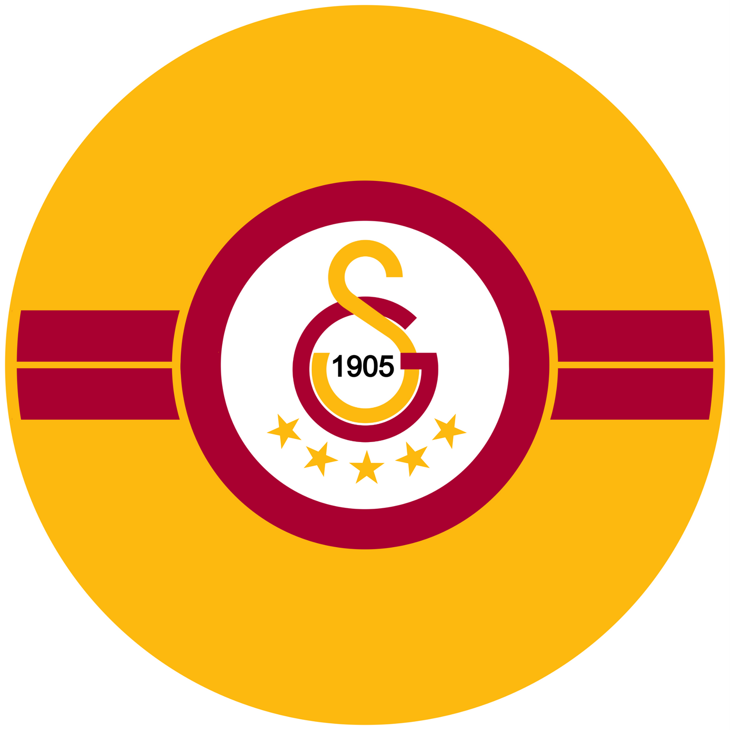 Galatasaray Shield Design 26 cm, Print Size 420 mm