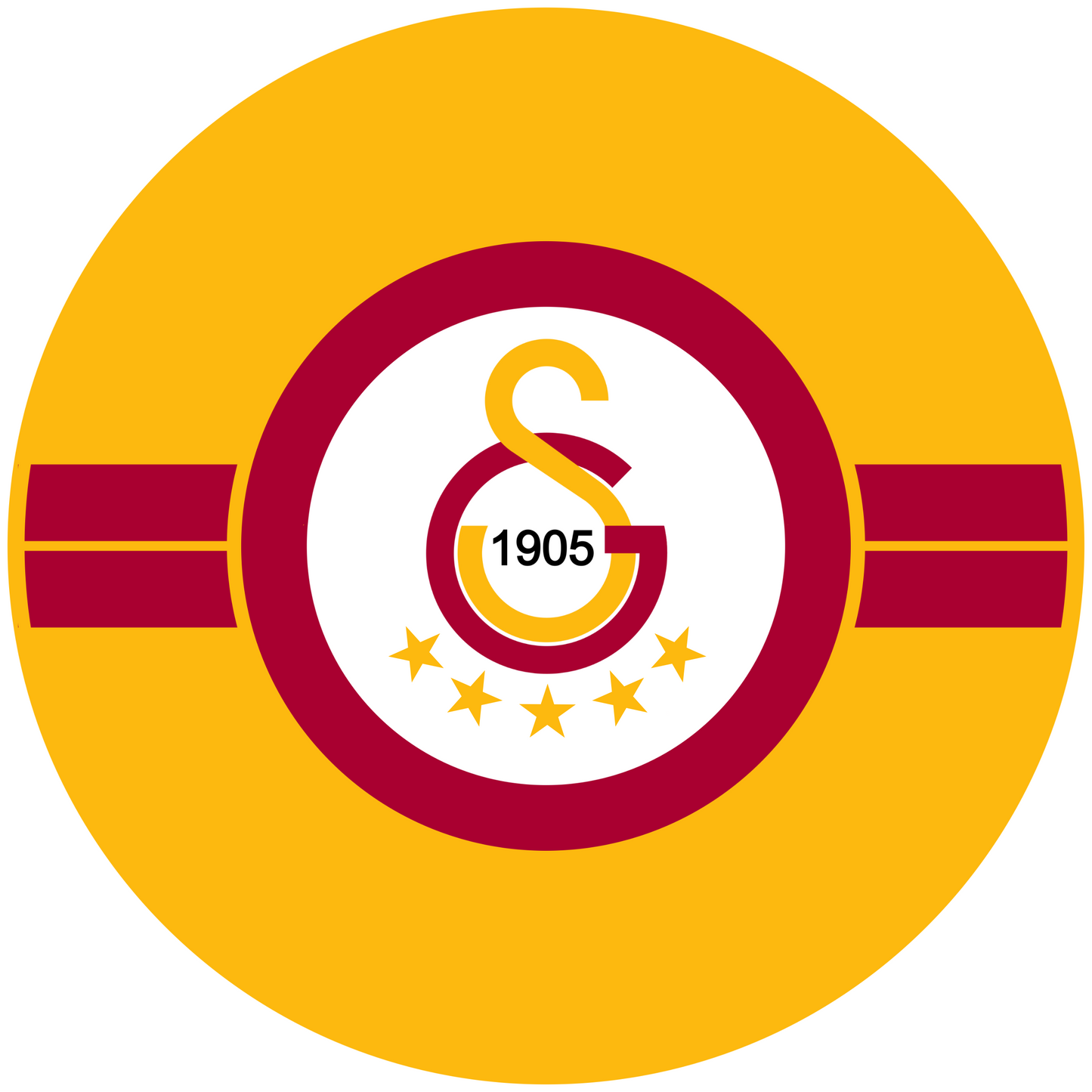 Galatasaray Shield Design 30 cm, Print Size 460 mm