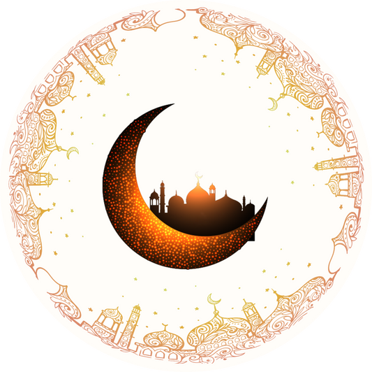 Eid Mubarak Design 20 cm, Print 360 cm