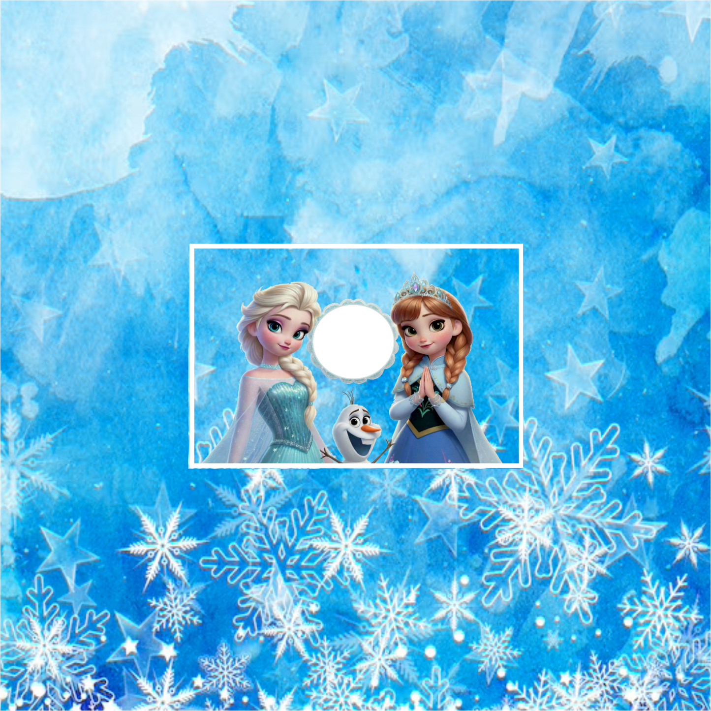Elsa & Anna 20 x 20 cm, Printing Size 360 mm