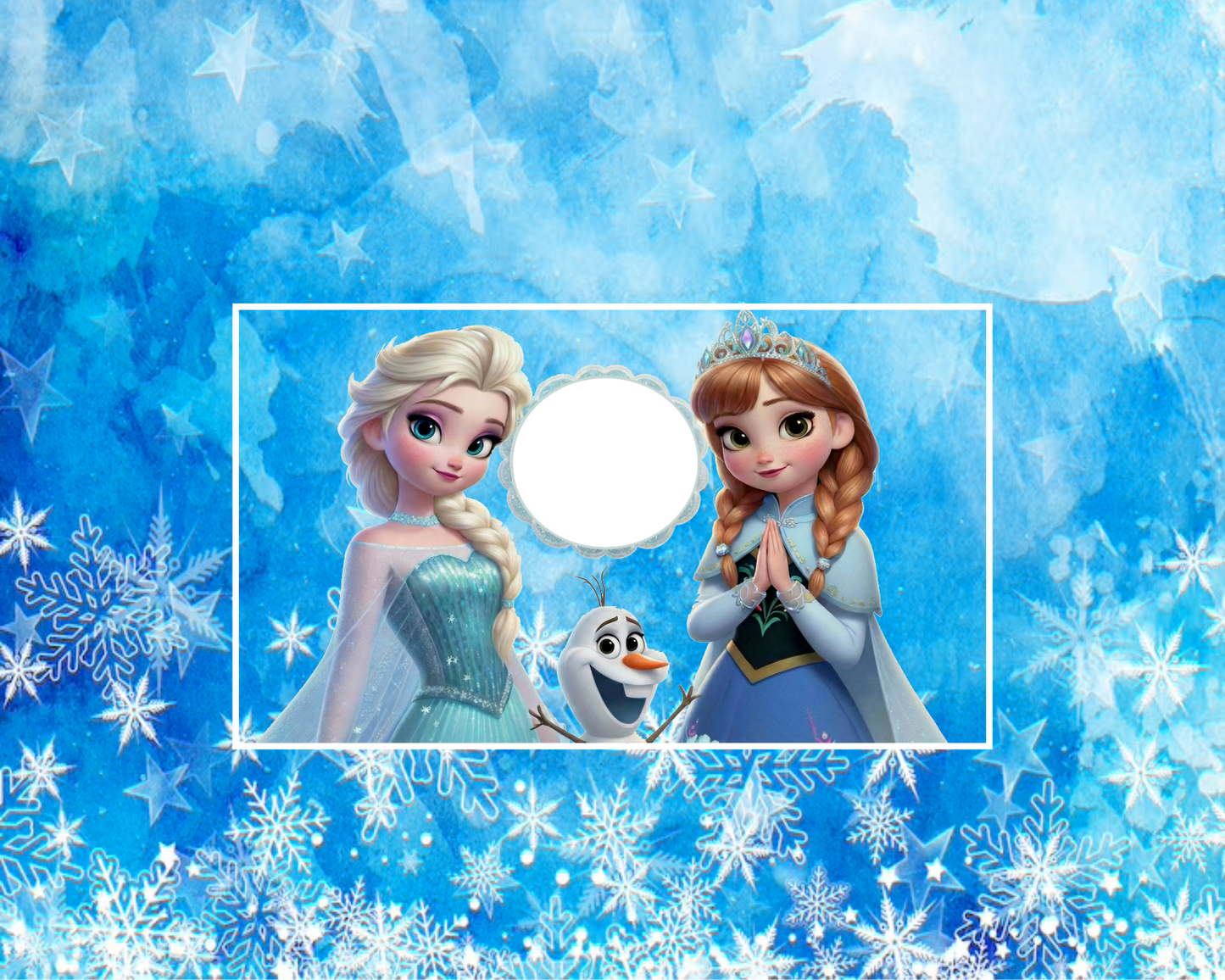 Elsa & Anna 34 x 24 cm, Printing Size 500 mm