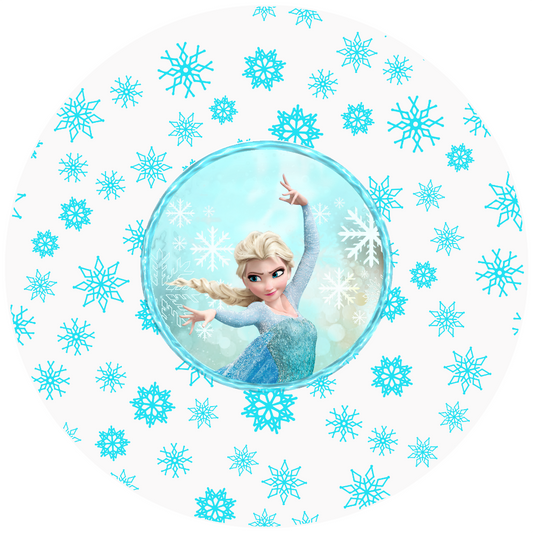 Elsa Princess Design 20 cm, Print Size 360 mm