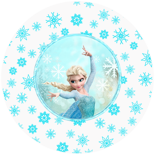 Elsa Princess Design 30 cm, Print Size 460 mm