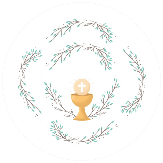 Erst Kommunion 20 cm, Print Size 360 mm