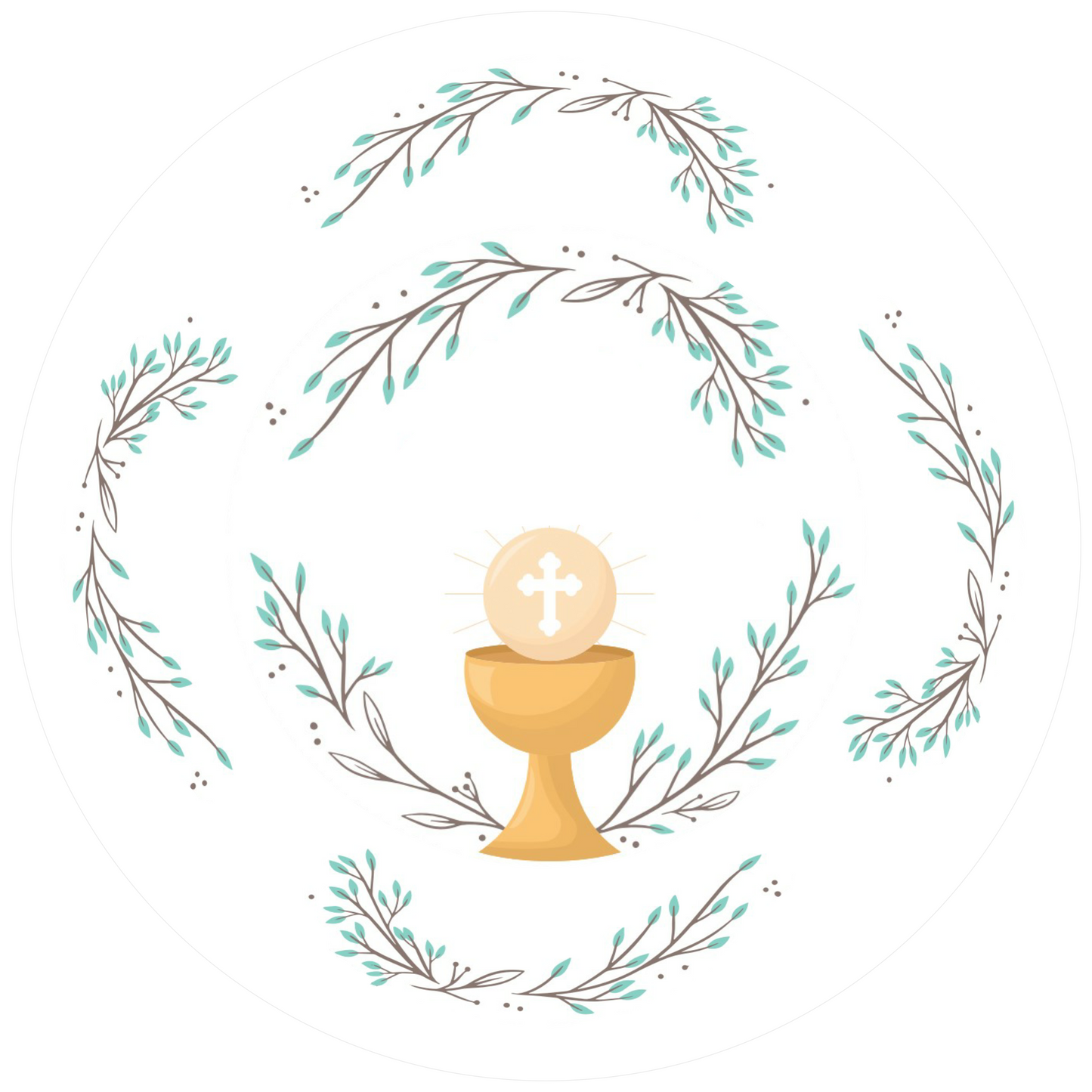 Erst Kommunion 30 cm, Print Size 460 mm