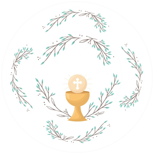 Erst Kommunion 30 cm, Print Size 460 mm