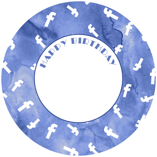 Facebook 30 cm, Print Size 460 mm