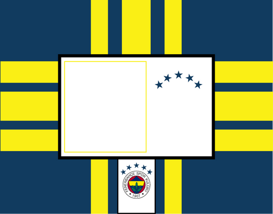 Fenarbahce 30 x 20 cm, Printing Size 460 mm