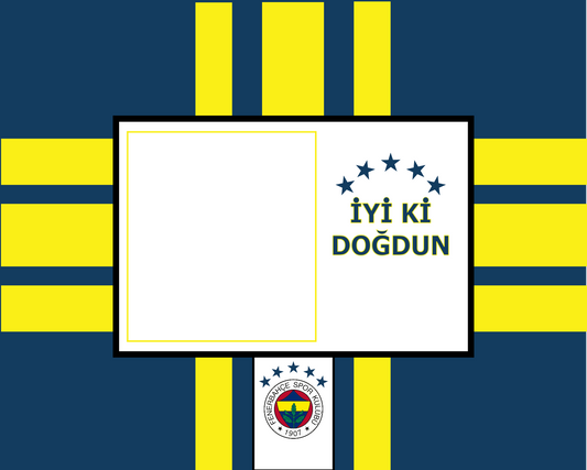 Fenarbahce 34 x 24 cm, Printing Size 500 mm