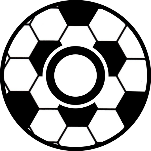 Football Team Round 20 cm, Printing Size 360 mm