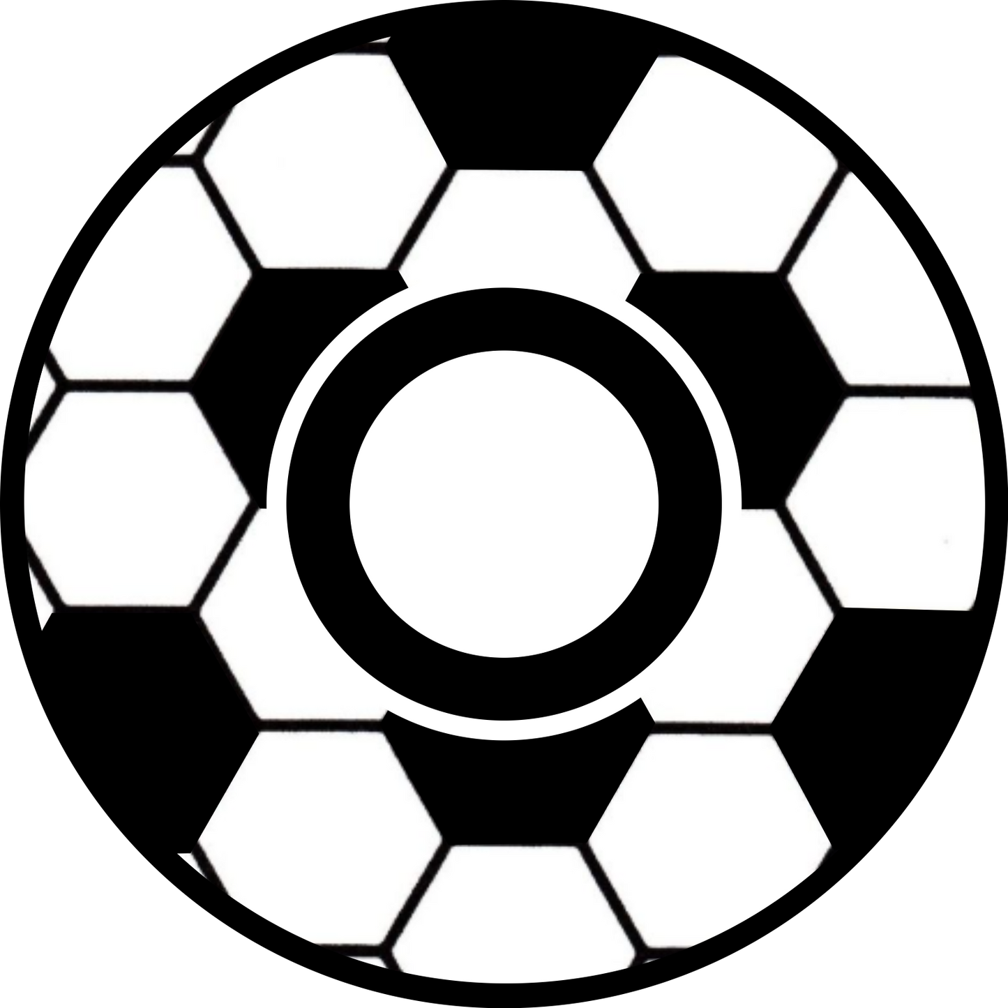 Football Team Round 26 cm, Printing Size 420 mm