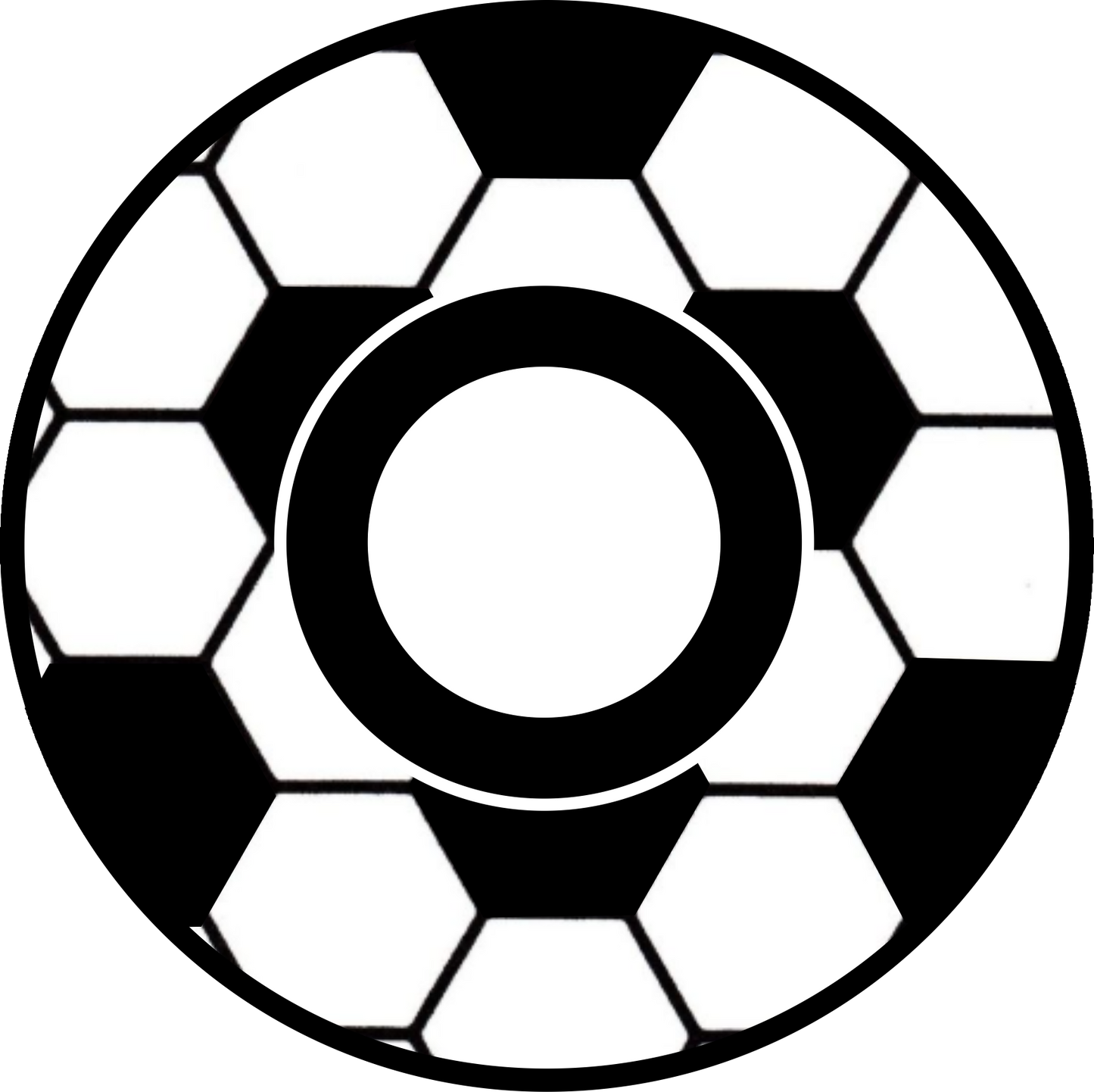 Football Team Round 30 cm, Printing Size 460 mm