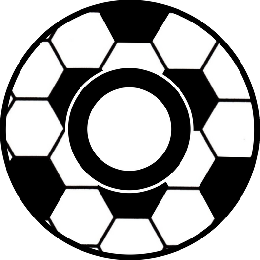 Football Team Round 30 cm, Printing Size 460 mm