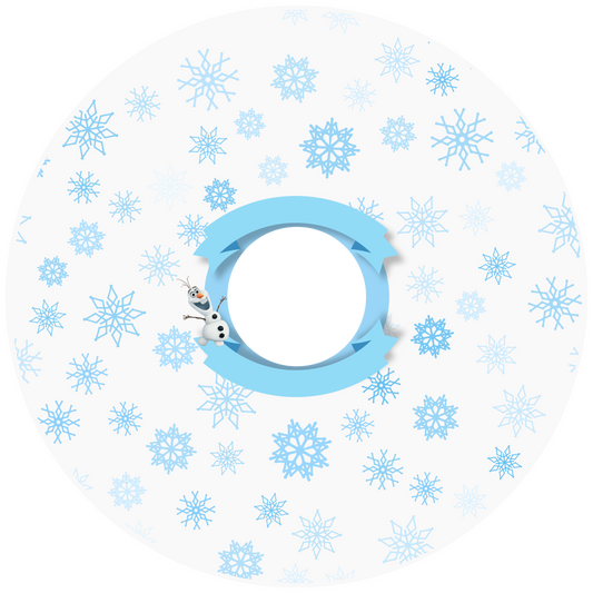 Frozen Round Design 20 cm, Print Size 360 mm