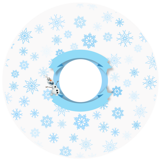 Frozen Round Design 26 cm, Print Size 420 mm