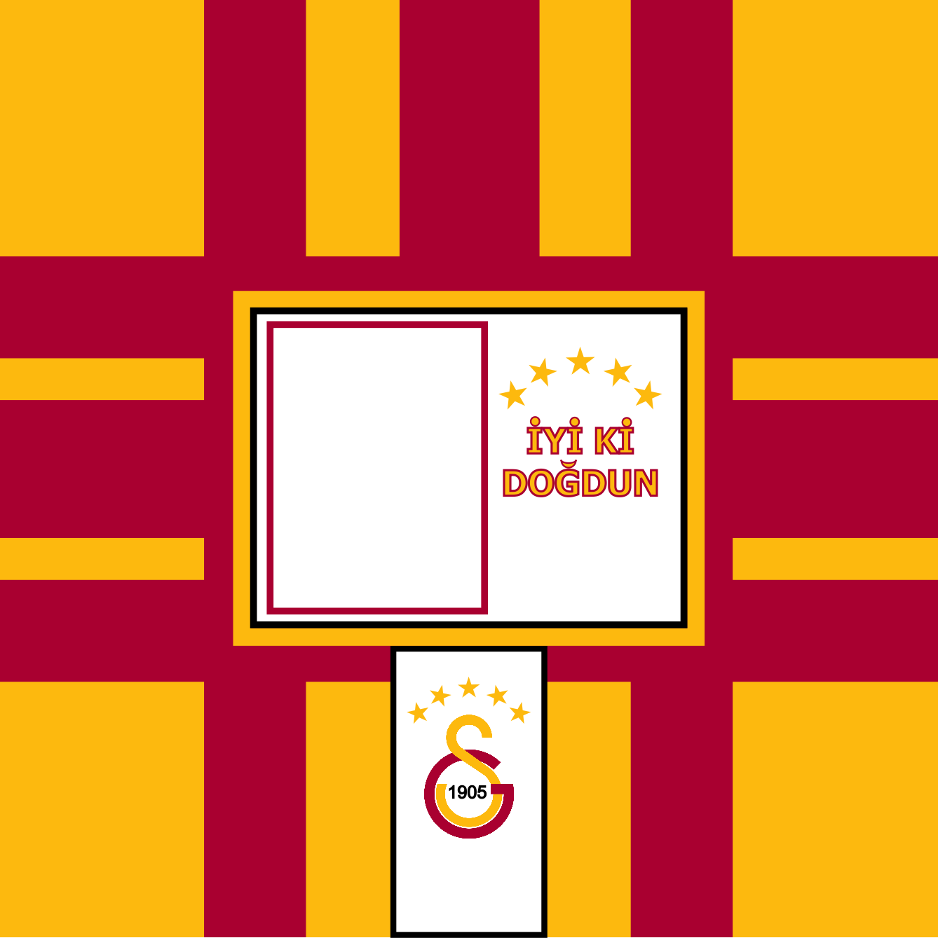 Galatasaray  20 x 20 cm, Printing Size 360 mm