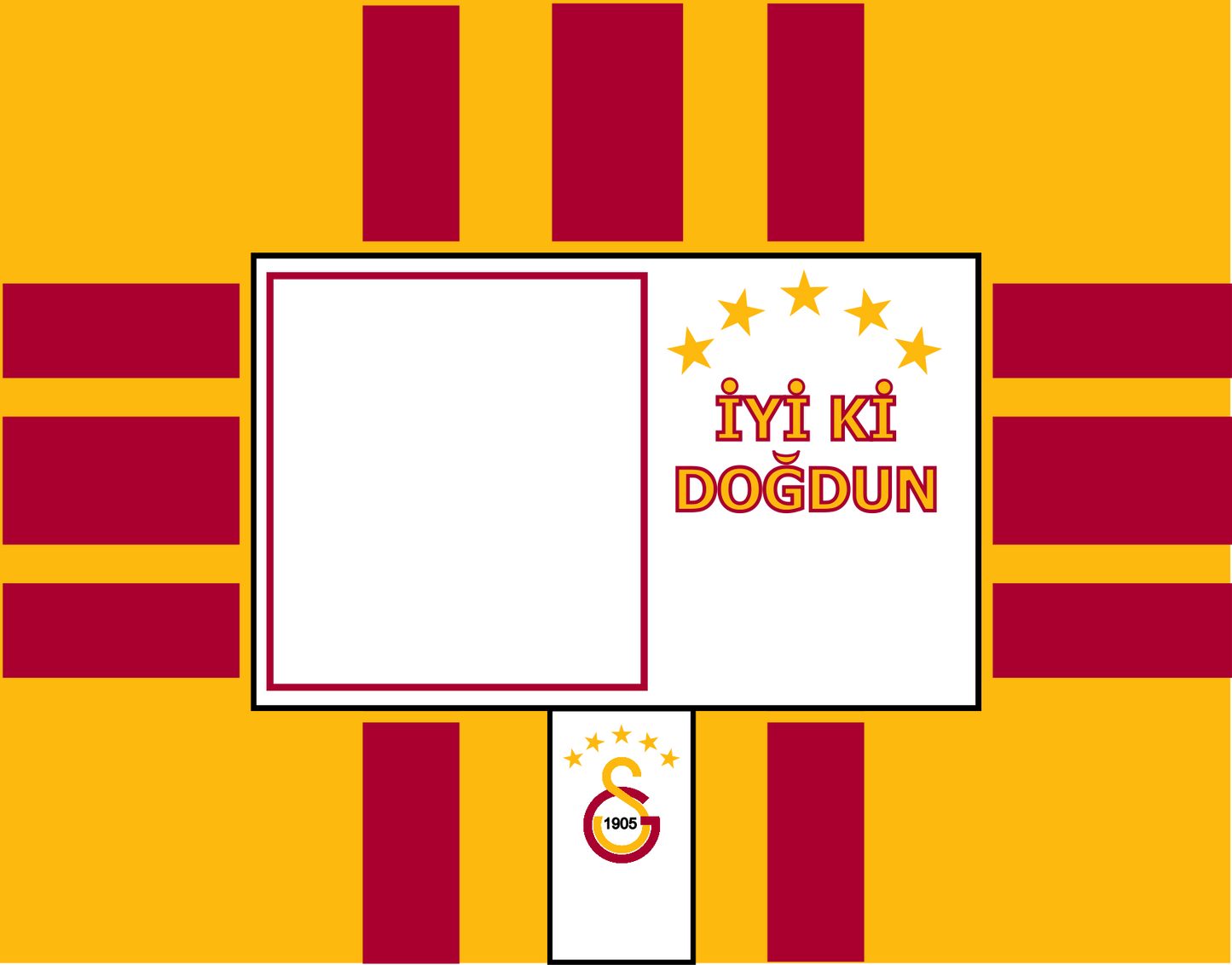 Galatasaray 30 x 20 cm, Printing Size 460 mm