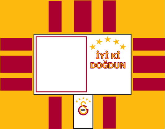 Galatasaray 30 x 20 cm, Printing Size 460 mm
