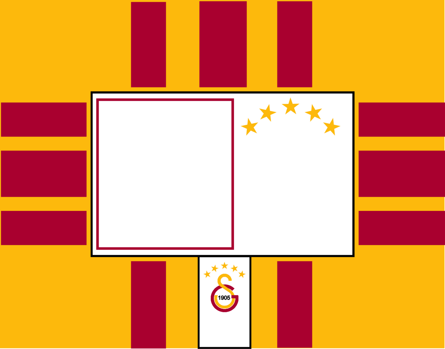 Galatasaray 30 x 20 cm, Printing Size 460 mm