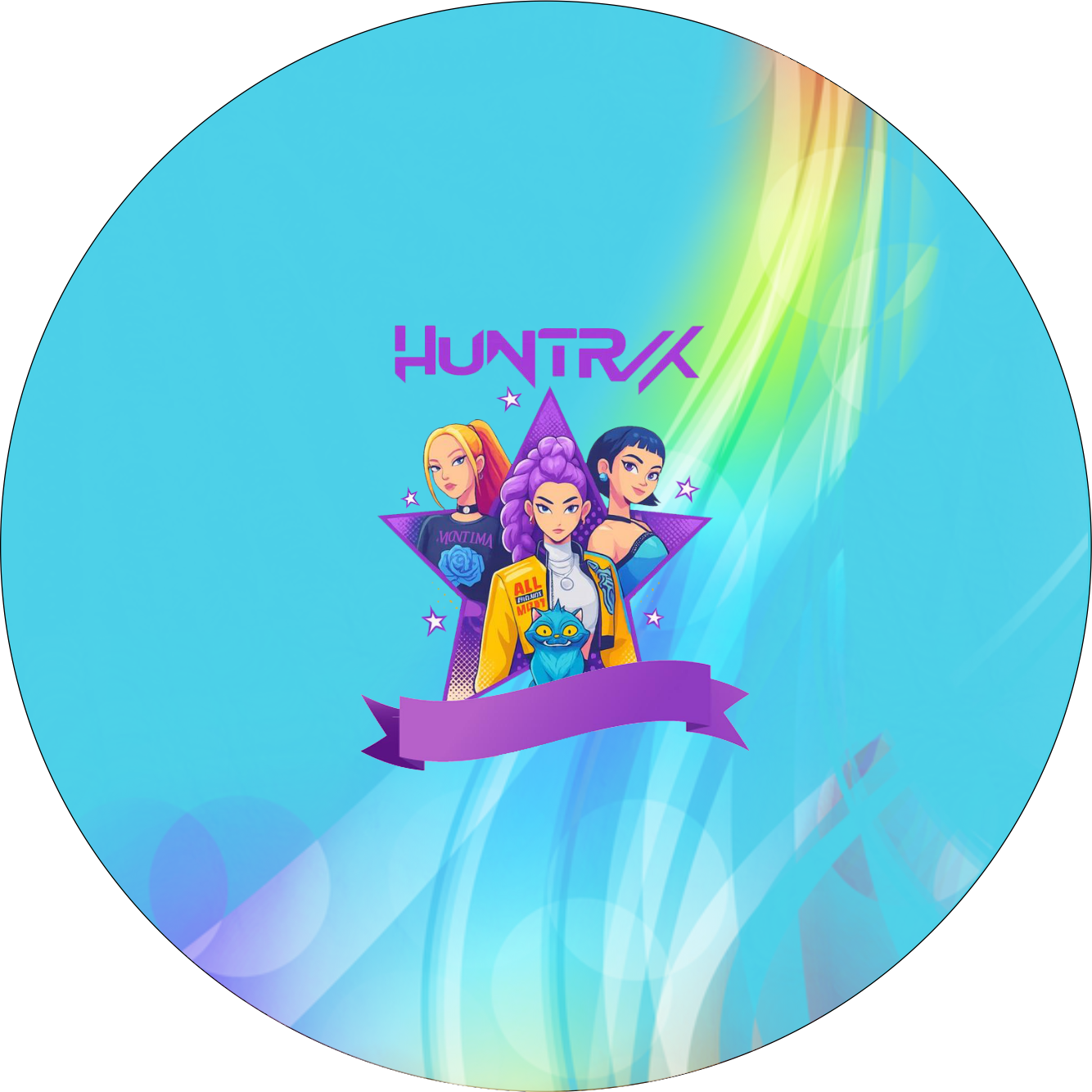 Huntrix Round 20 cm, Printing Size 360 mm
