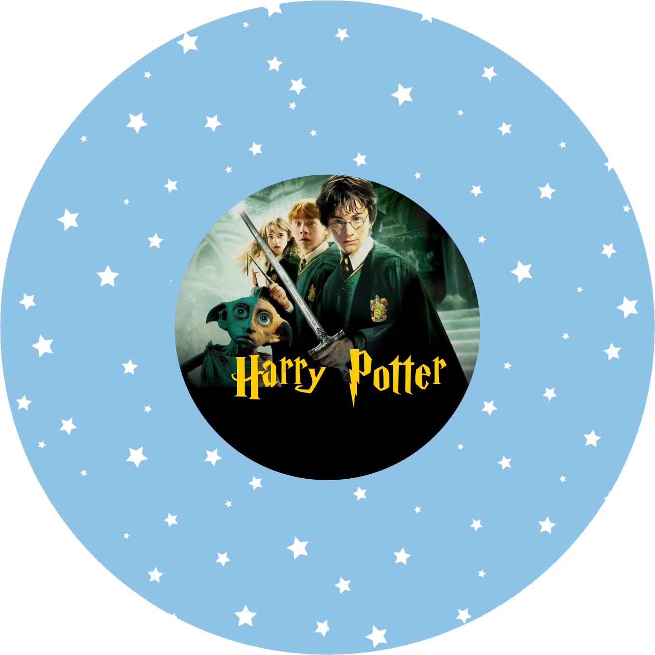 Harry Potter Round 20 cm, Printing Size 360 mm