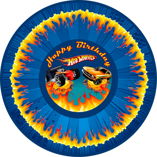 Hot Wheels Fire 20 cm, Print Size 360 mm