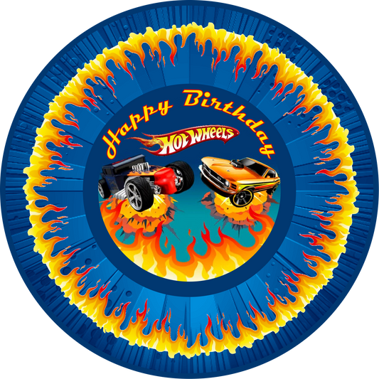 Hot Wheels Fire 26 cm, Print Size 420 mm
