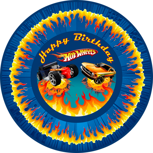 Hot Wheels Fire 30 cm, Print Size 460 mm