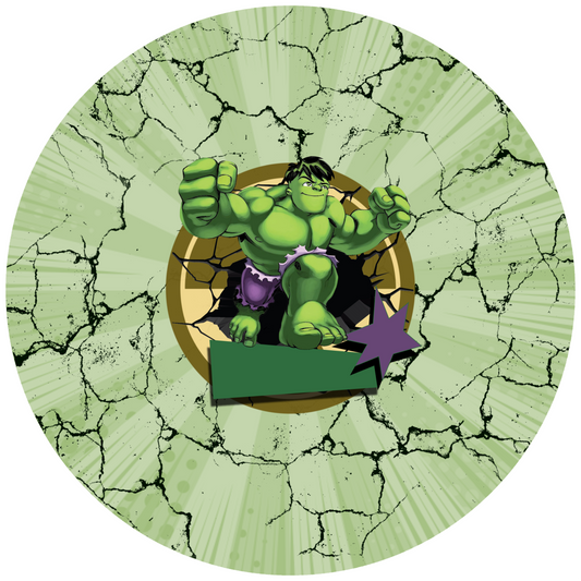 Hulk Design 20 cm, Print Size 360 mm