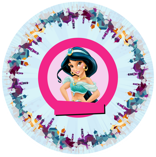 Jasmin Round Design 26 cm, Print Size 420 mm